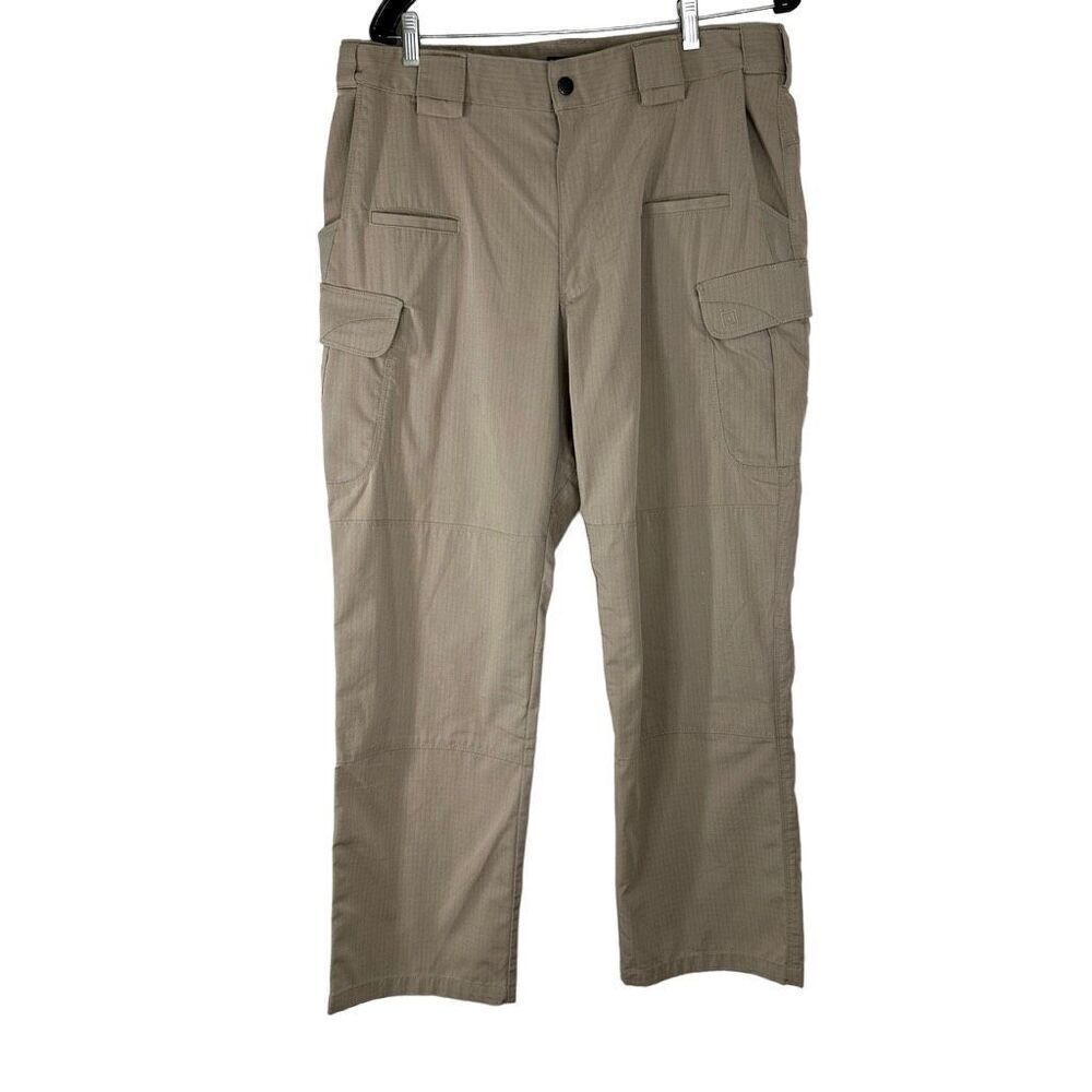 5.11 Tactical Khaki Cargo Pants Size 36/30 Utility Pockets Uniform Workwear